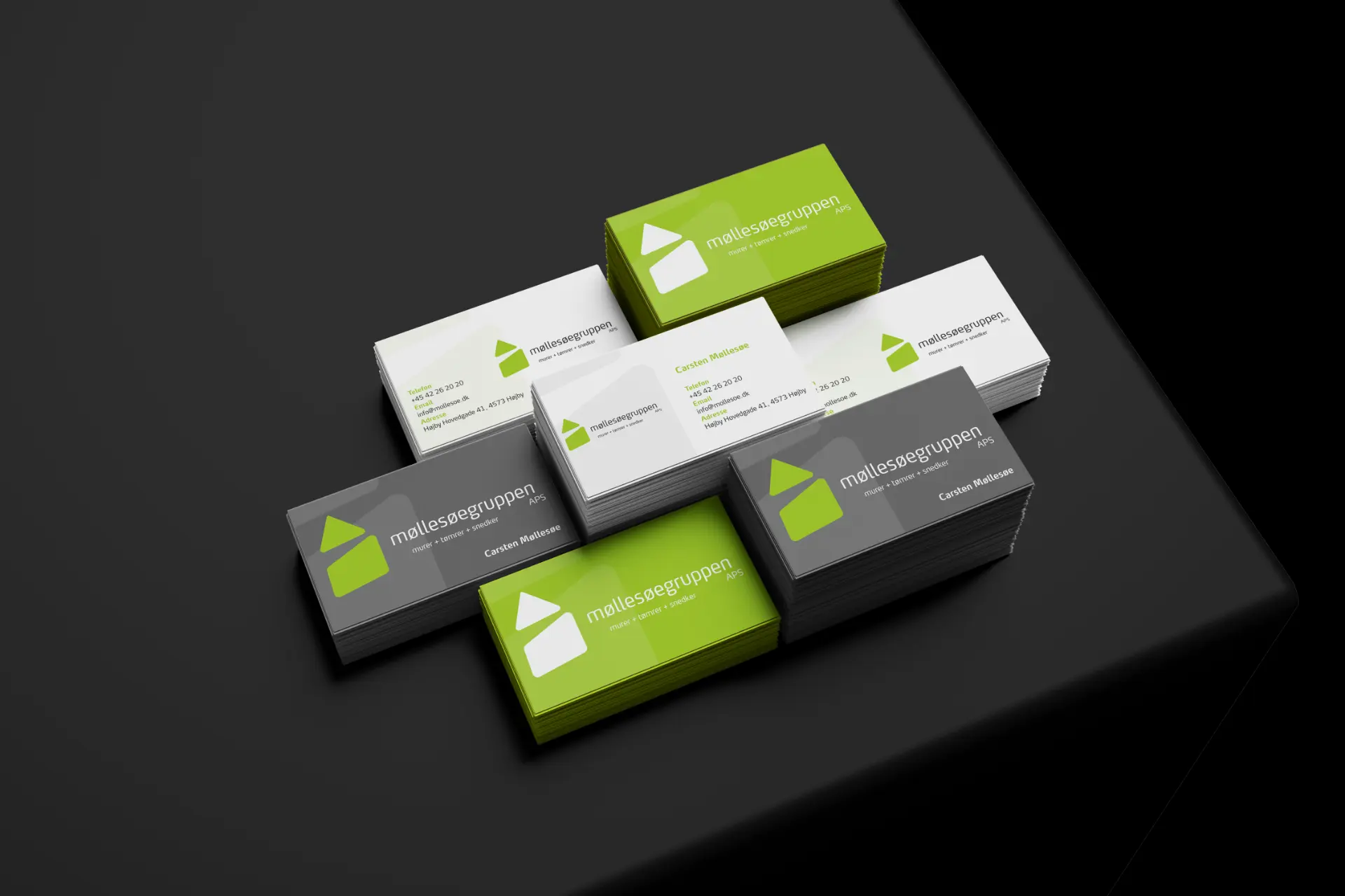 Møllesøe Gruppen business cards