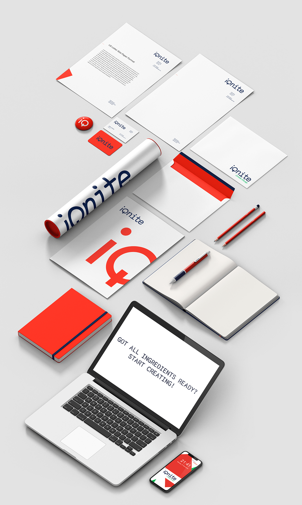 Iqnite Climate Challenge brand identity