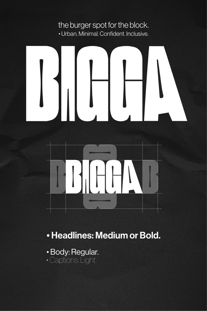 BIGGA Burgers poster