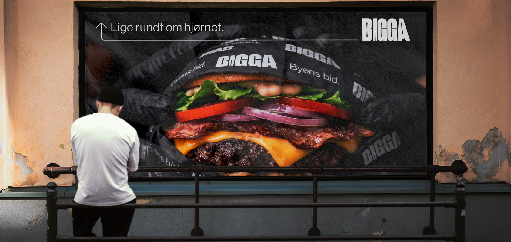BIGGA Burgers brand application